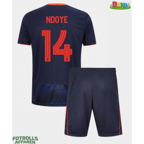 Nottingham Forest Dan Ndoye #14 Tredjeställ Barn 2025-26 Kortärmad (+ Korta byxor)